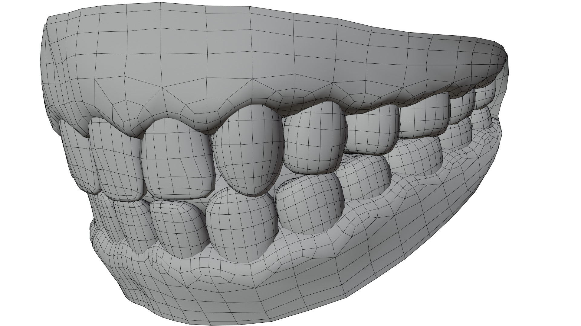 Human Teeth 3D model_11