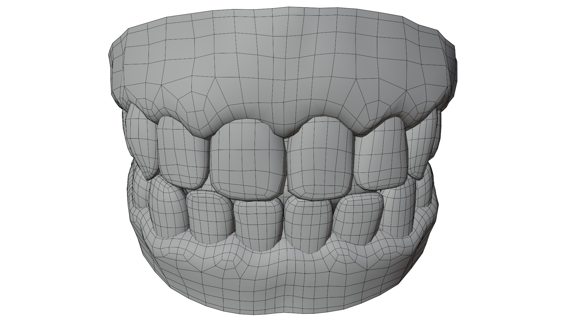 Human Teeth 3D model_10