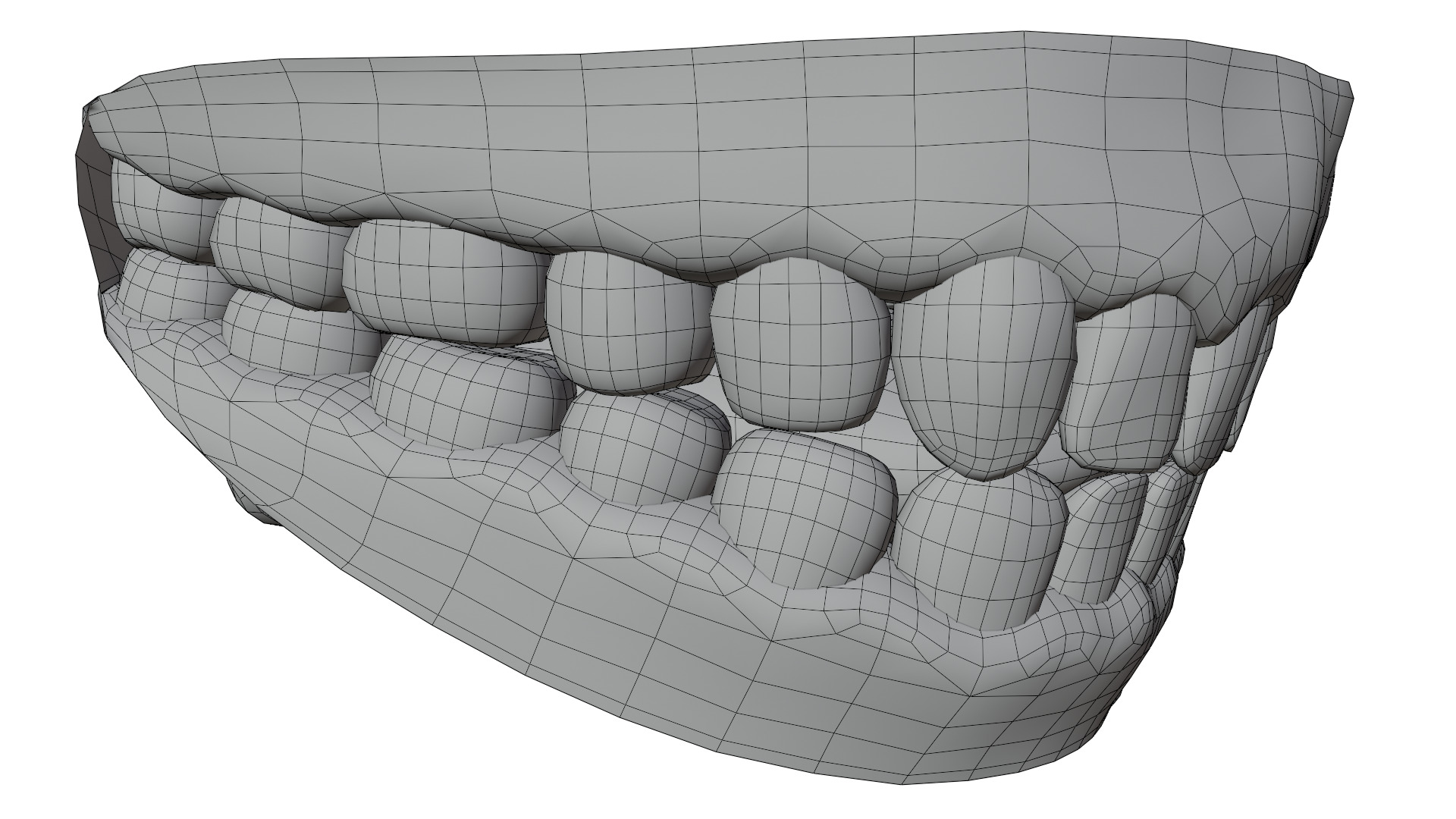 Human Teeth 3D model_9