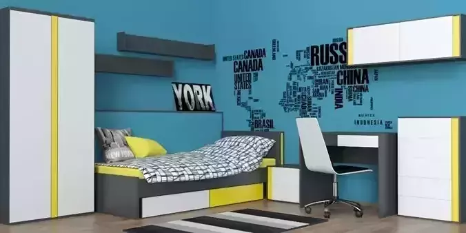 Teenagers Room Furniture Set