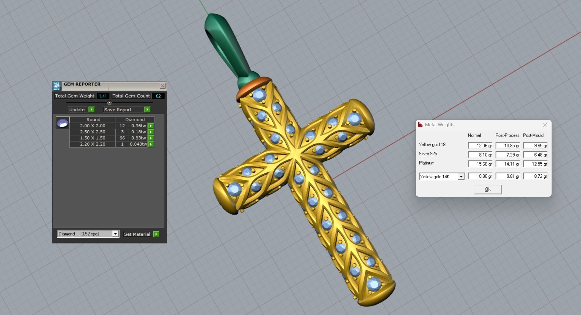 Cross 3DM STL OBJ model for 3D printing and CNC 3D print model_6