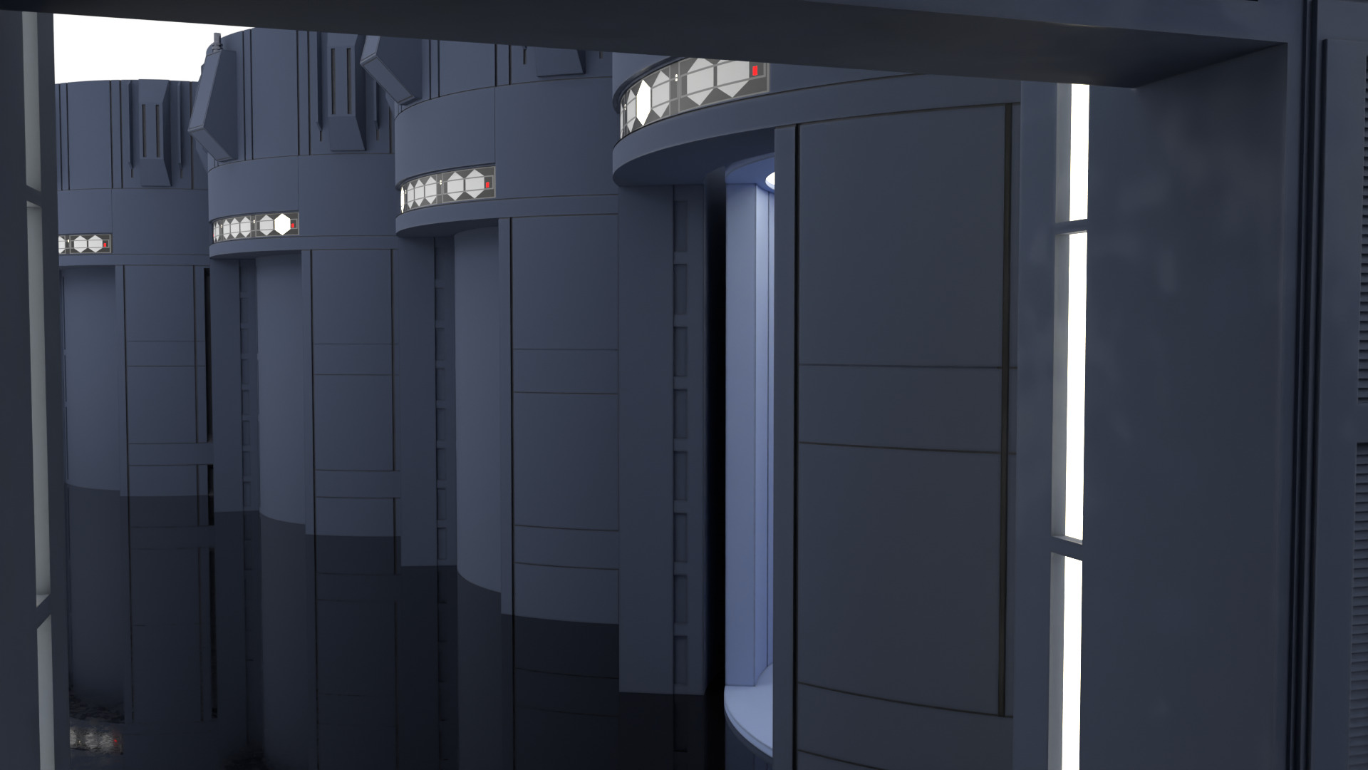 Set 2c - Death Star Elevators 1-18 Scale Kenner Hasbro 3D print model_7