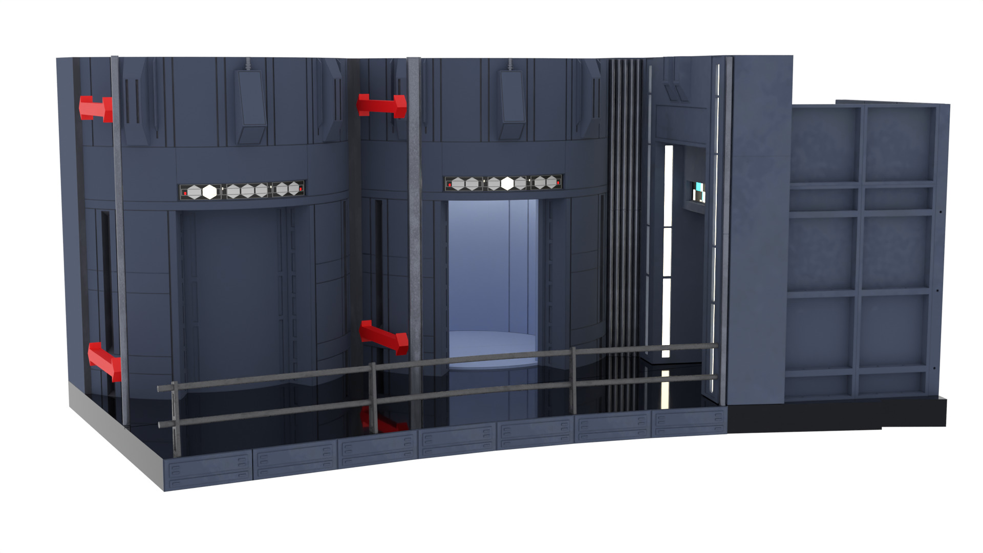 Set 2c - Death Star Elevators 1-18 Scale Kenner Hasbro 3D print model_57