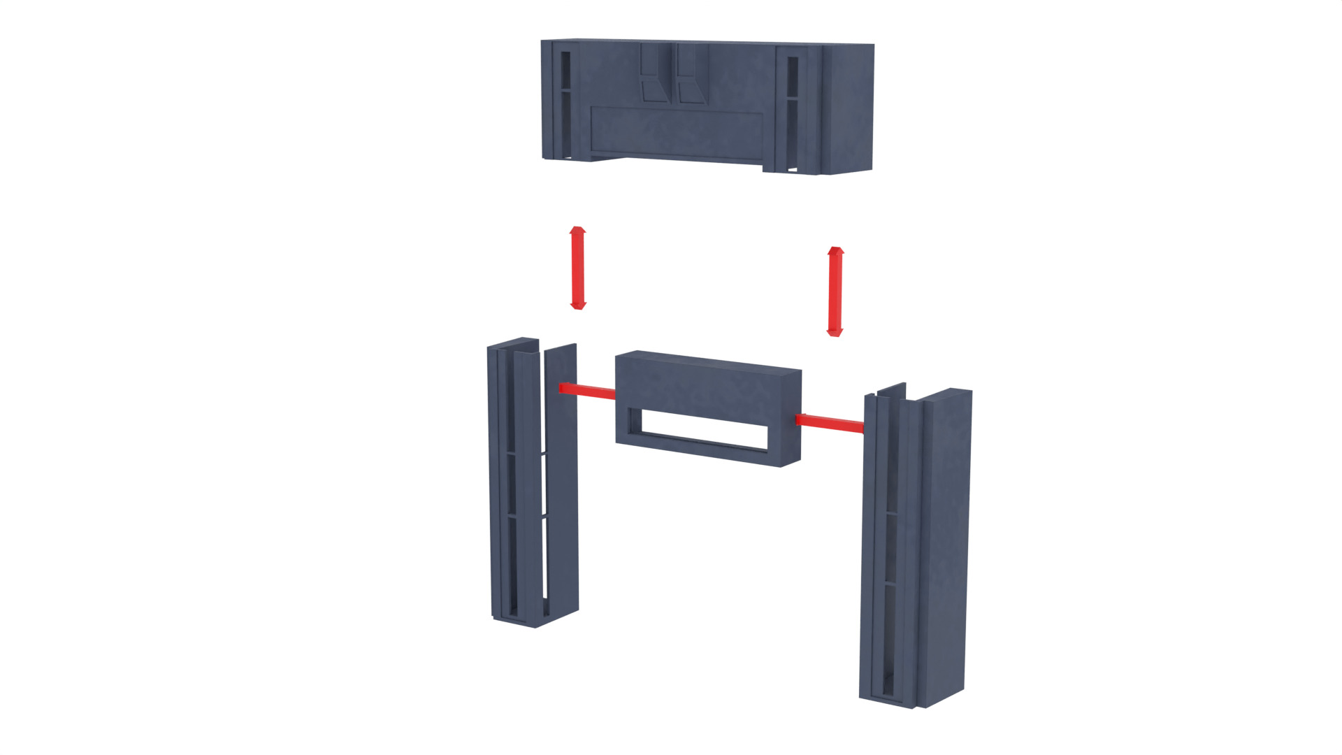 Set 2c - Death Star Elevators 1-18 Scale Kenner Hasbro 3D print model_40