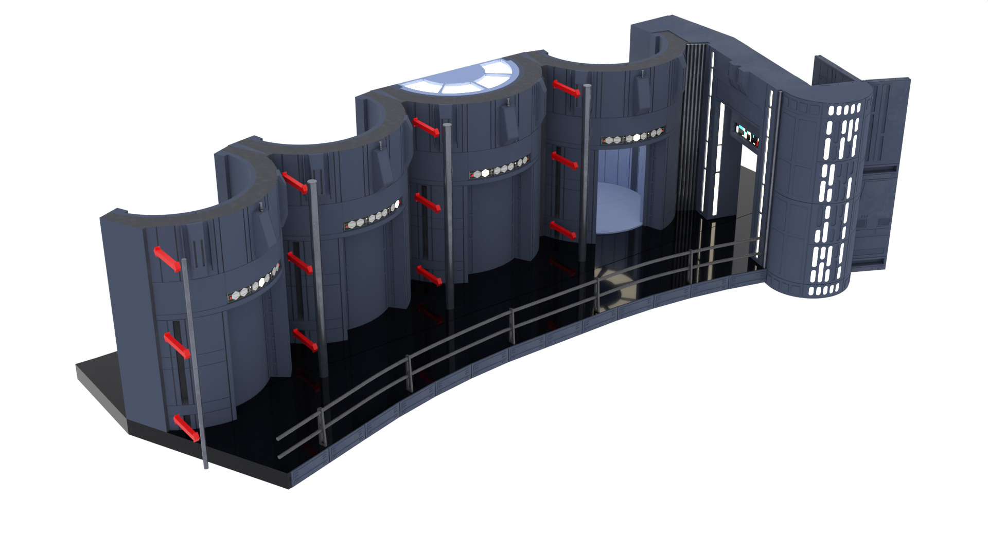 Set 2c - Death Star Elevators 1-18 Scale Kenner Hasbro 3D print model_56