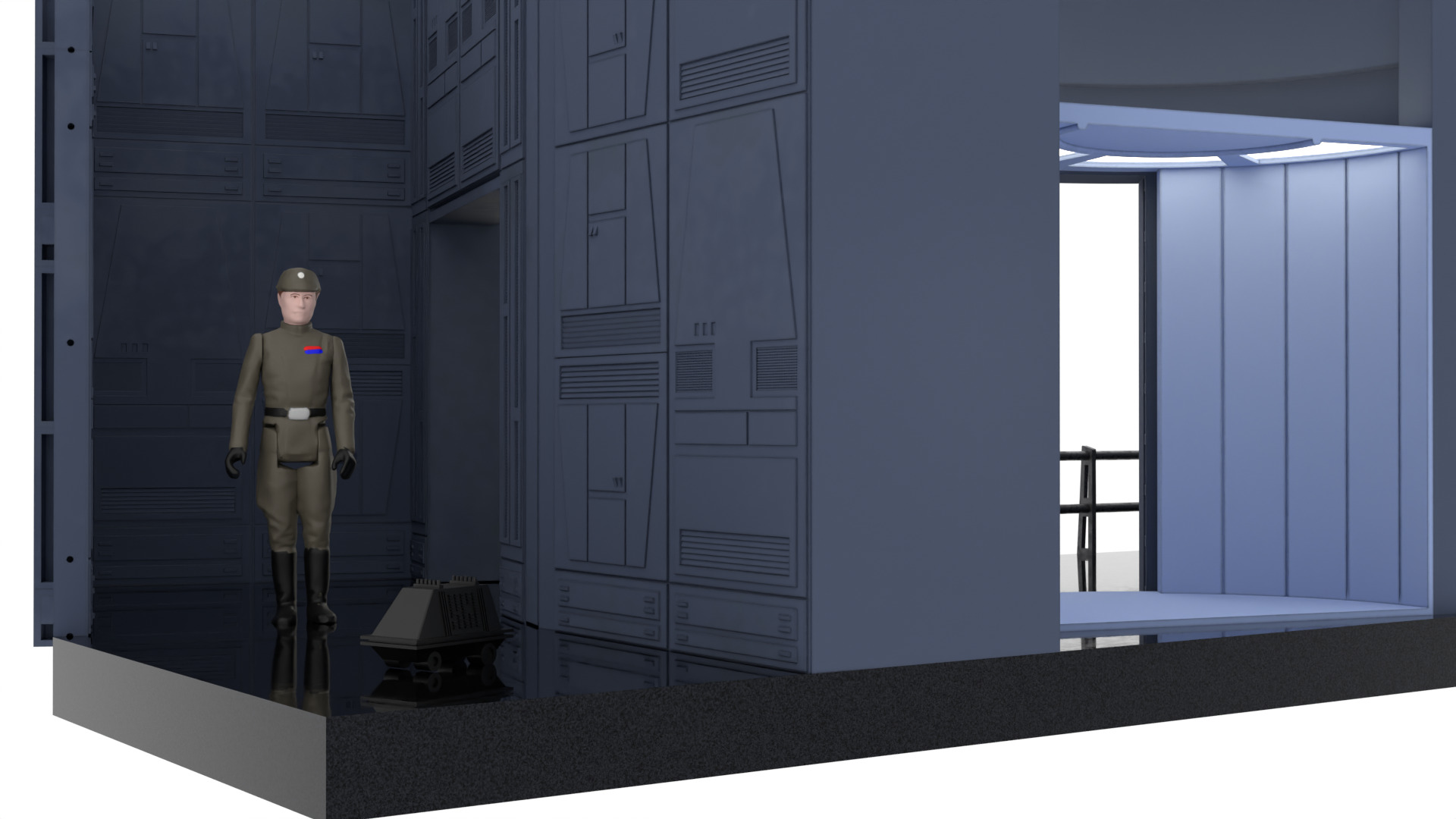 Set 2c - Death Star Elevators 1-18 Scale Kenner Hasbro 3D print model_10