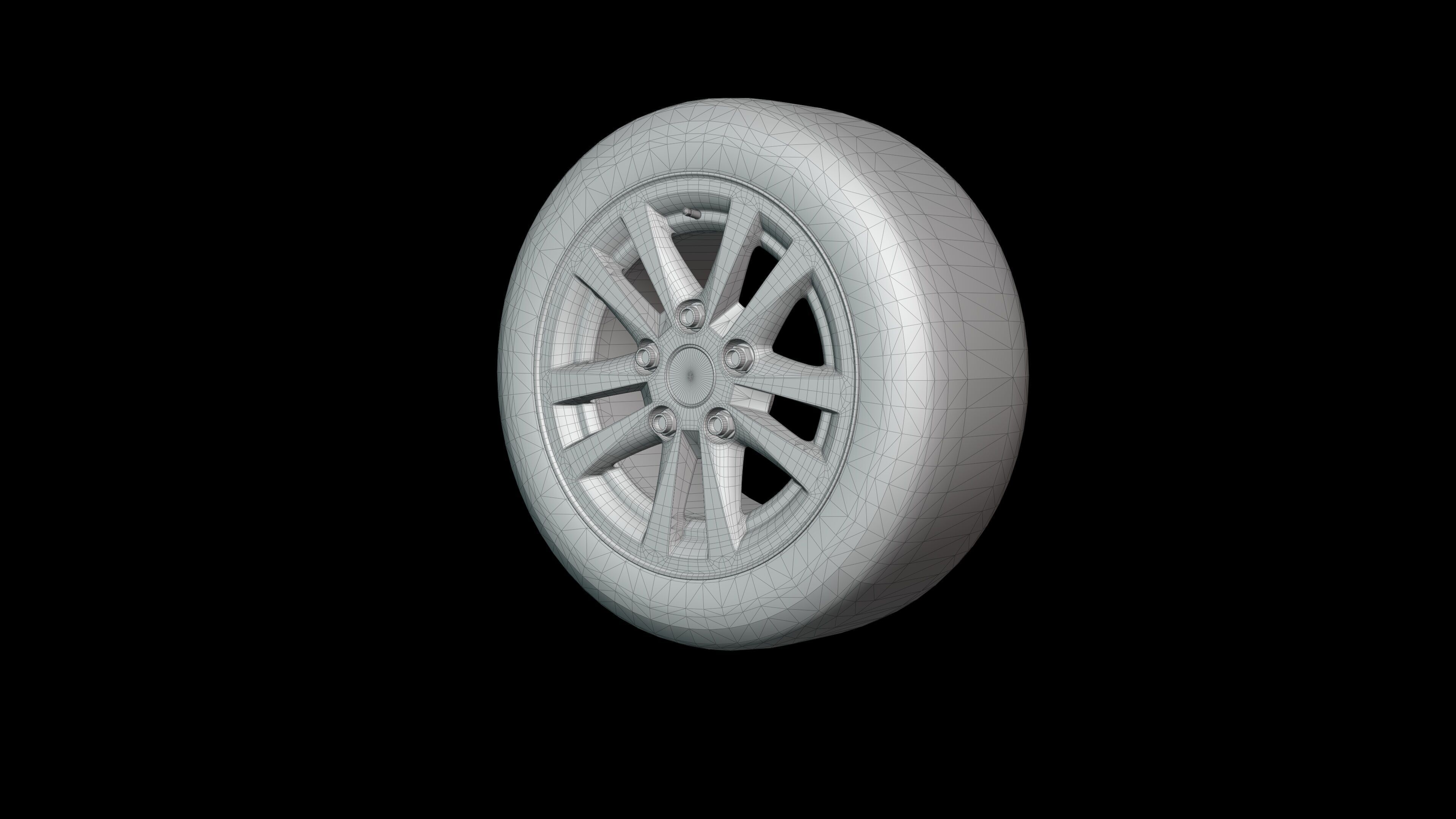 Holden vy series 2 acclaim Rims Low-poly 3D model_7