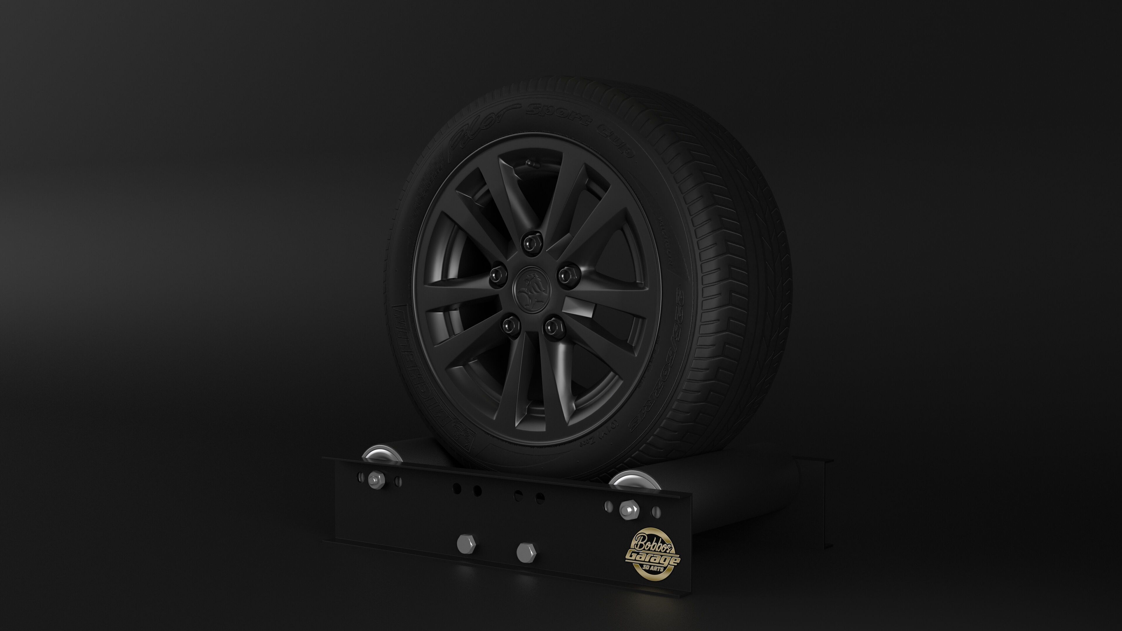 Holden vy series 2 acclaim Rims Low-poly 3D model_4
