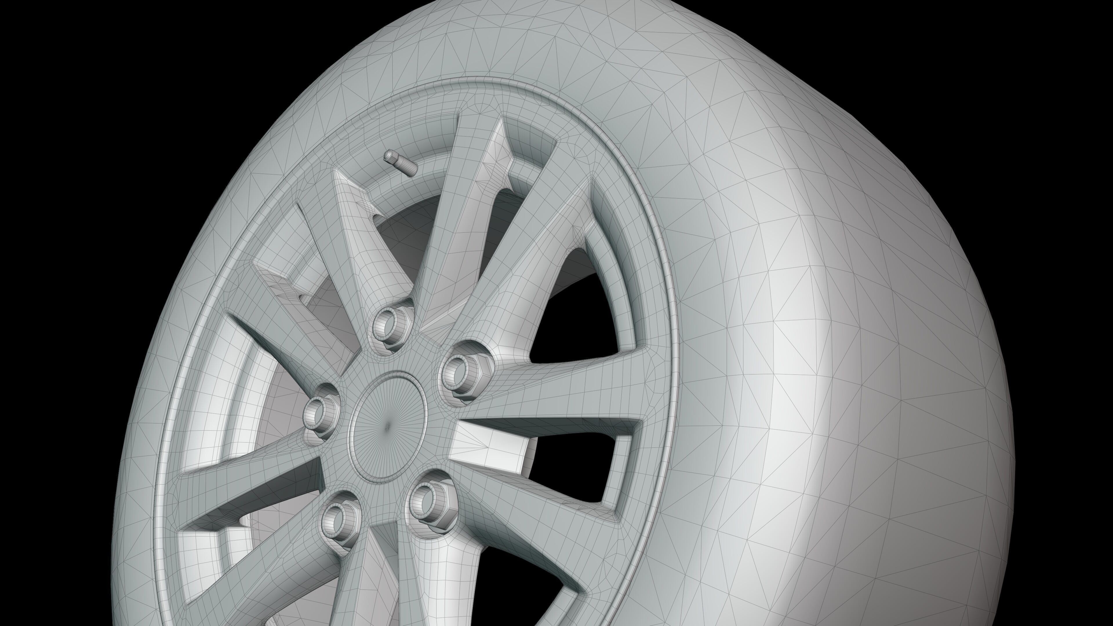 Holden vy series 2 acclaim Rims Low-poly 3D model_6