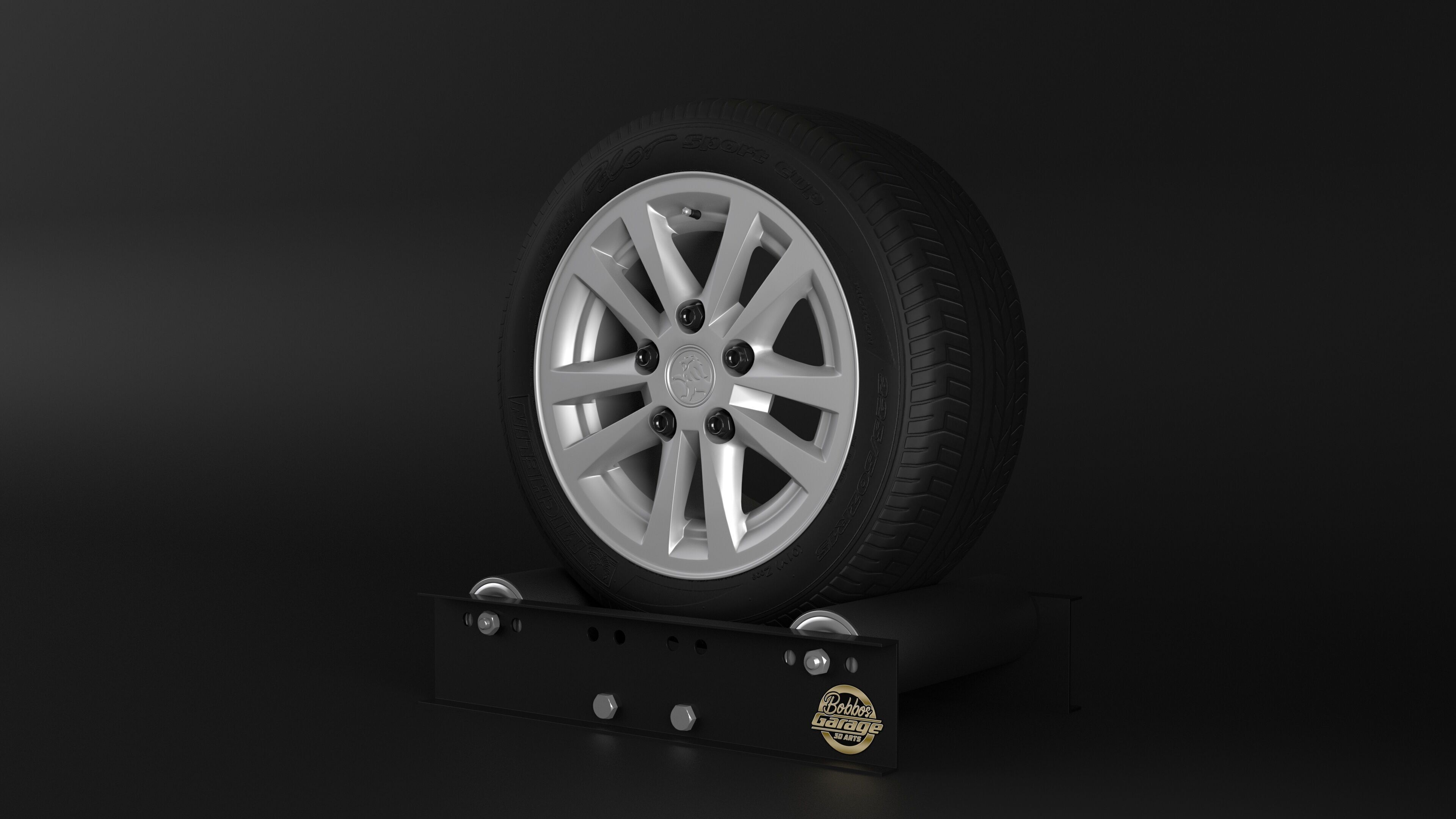 Holden vy series 2 acclaim Rims Low-poly 3D model_1