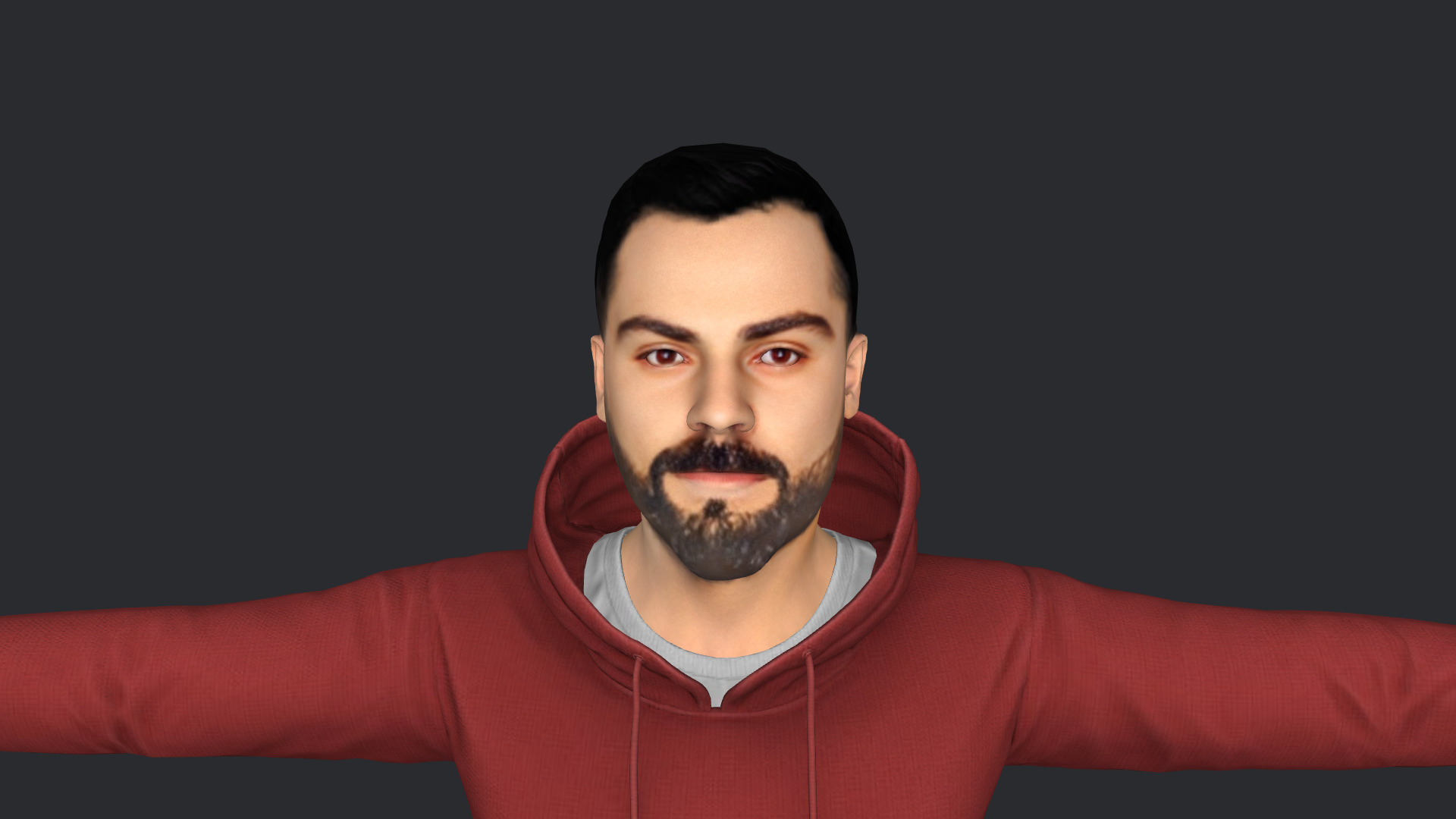 Virat Kohli Hyper Realistic Full Body Rigged 3D Character 3D model_13