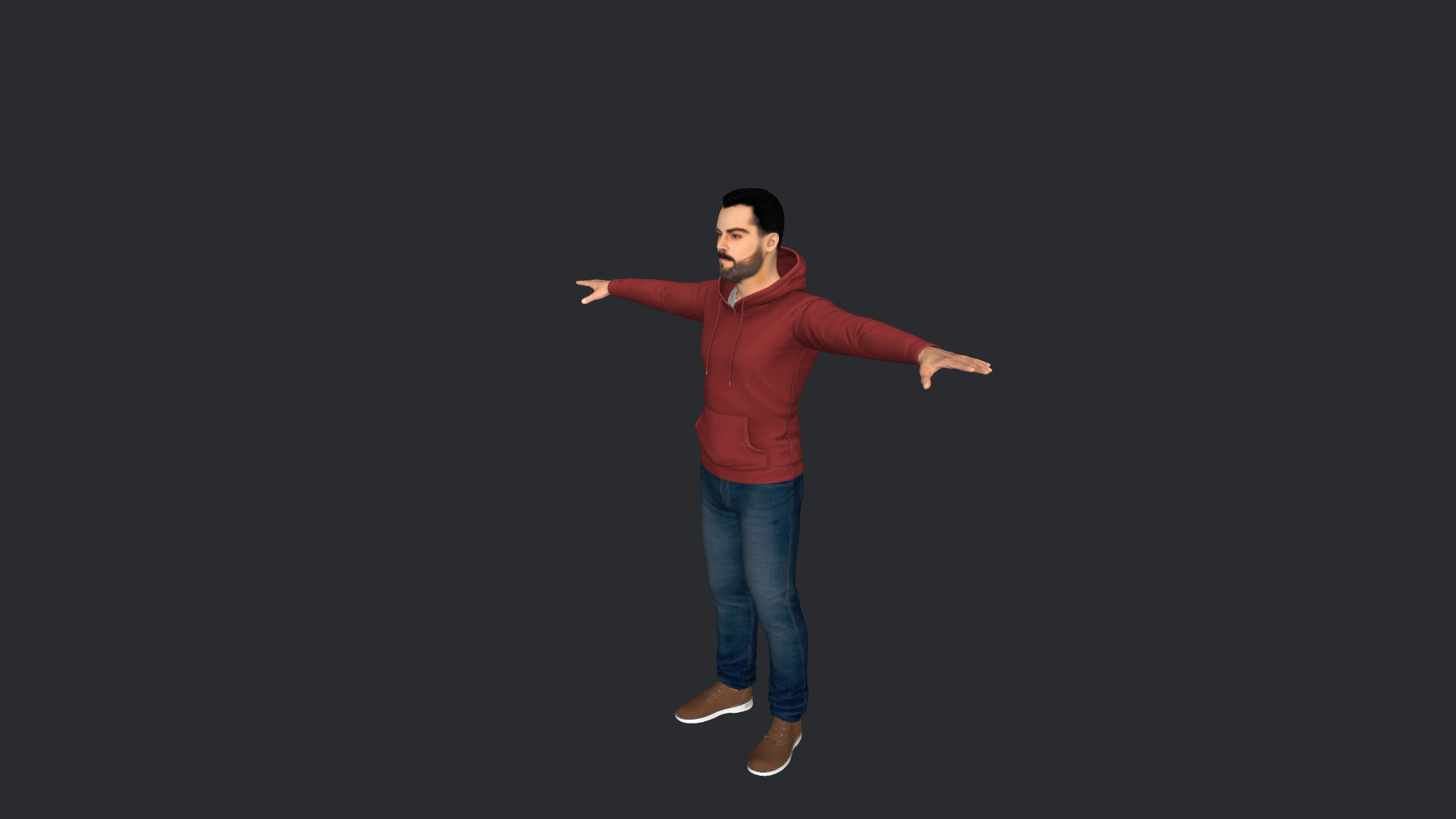 Virat Kohli Hyper Realistic Full Body Rigged 3D Character 3D model_16