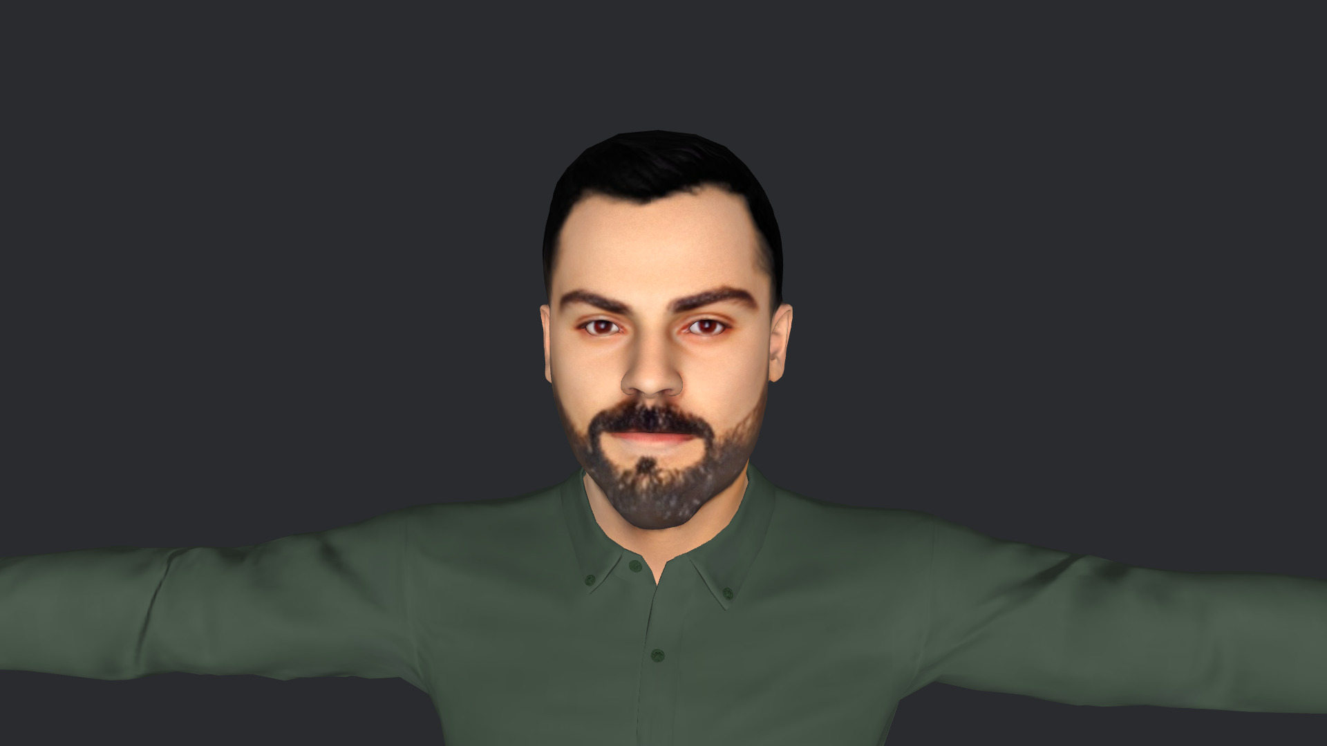 Virat Kohli Hyper Realistic Full Body Rigged 3D Character 3D model_23