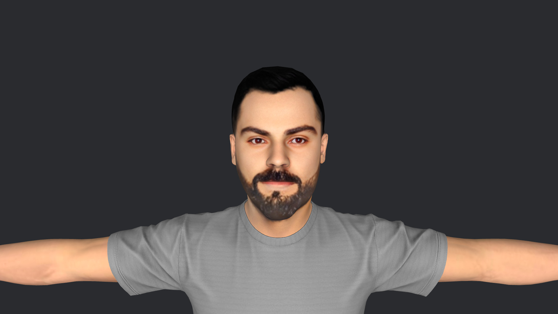 Virat Kohli Hyper Realistic Full Body Rigged 3D Character 3D model_18