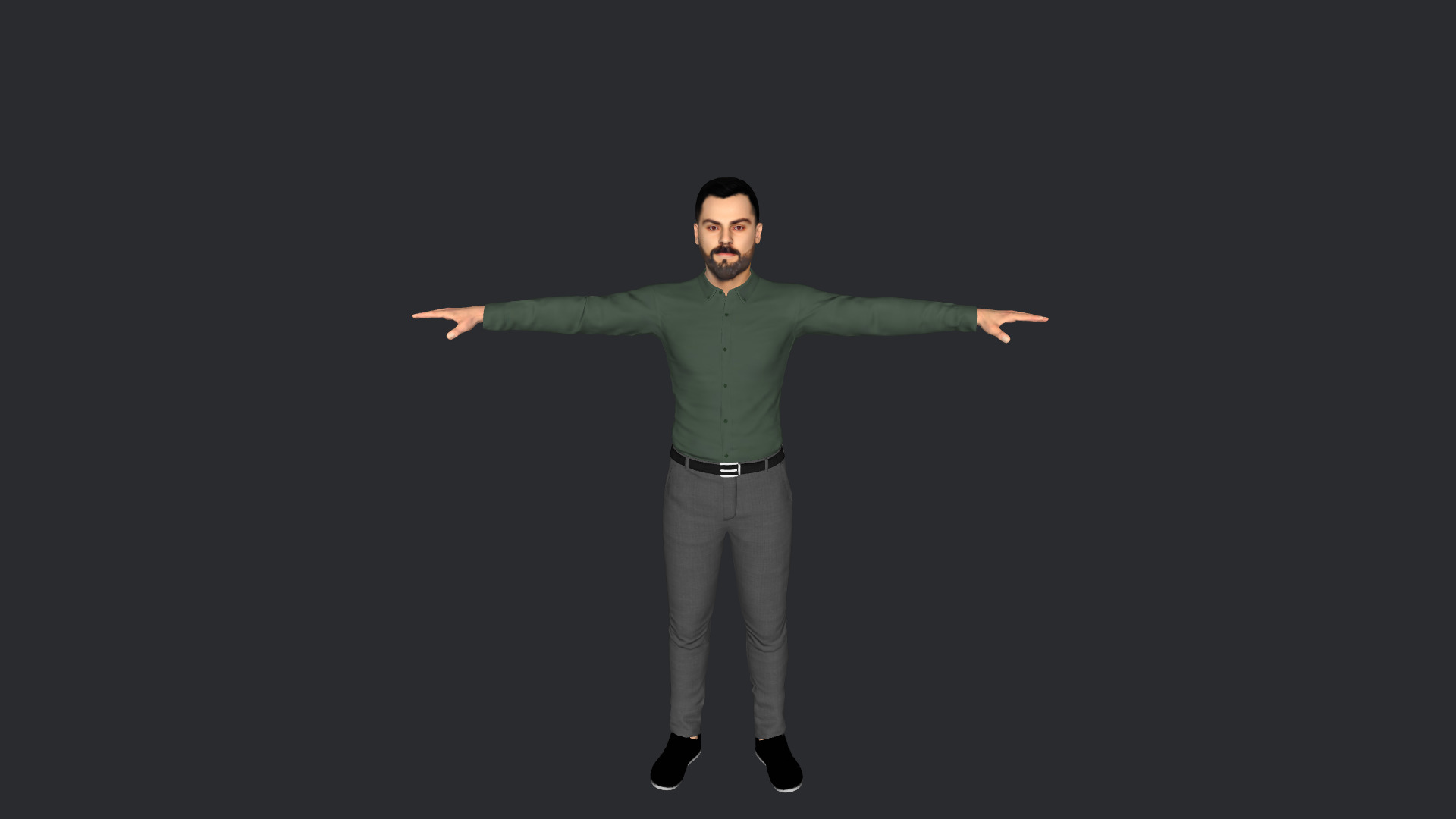 Virat Kohli Hyper Realistic Full Body Rigged 3D Character 3D model_5
