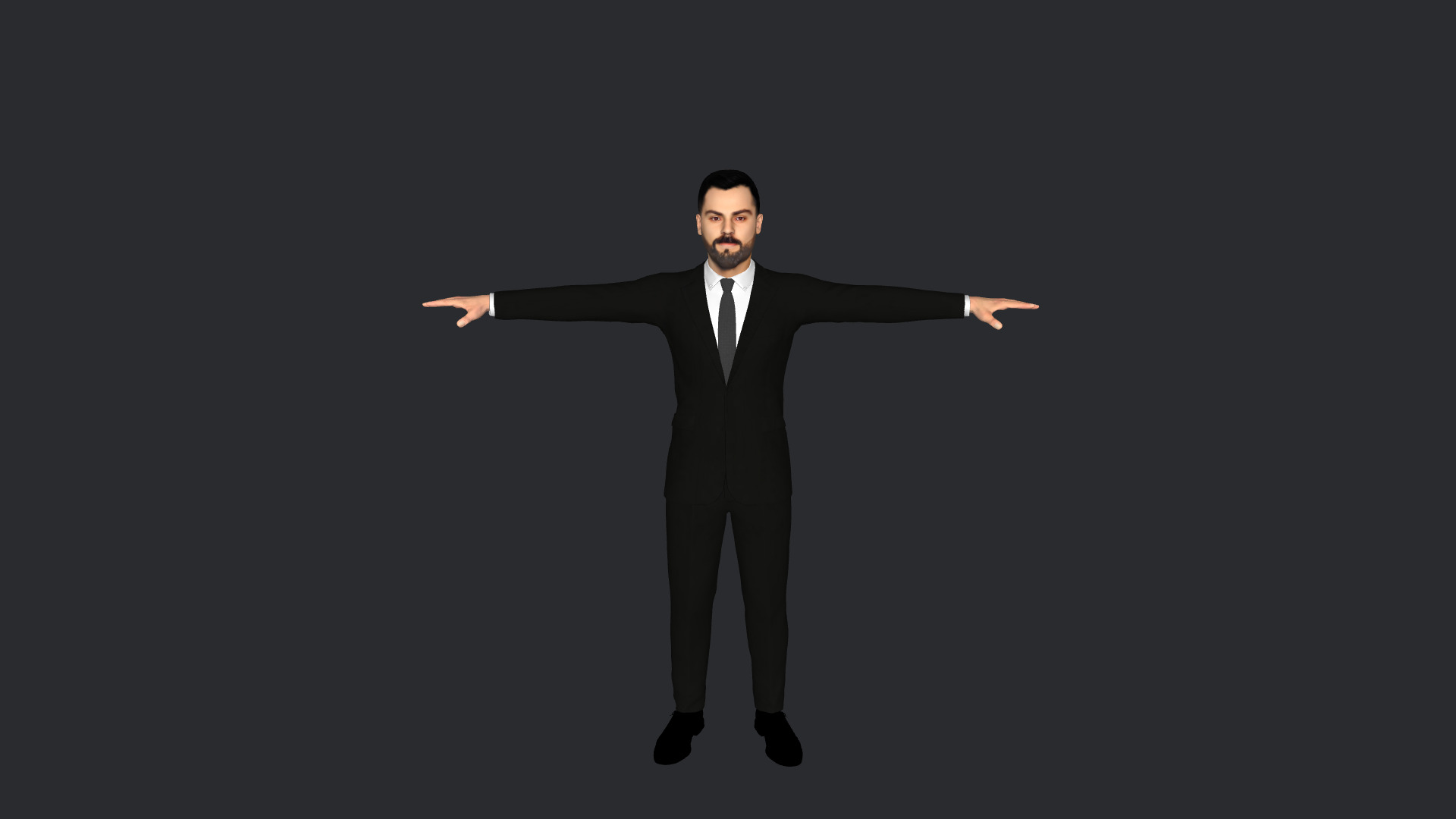 Virat Kohli Hyper Realistic Full Body Rigged 3D Character 3D model_2
