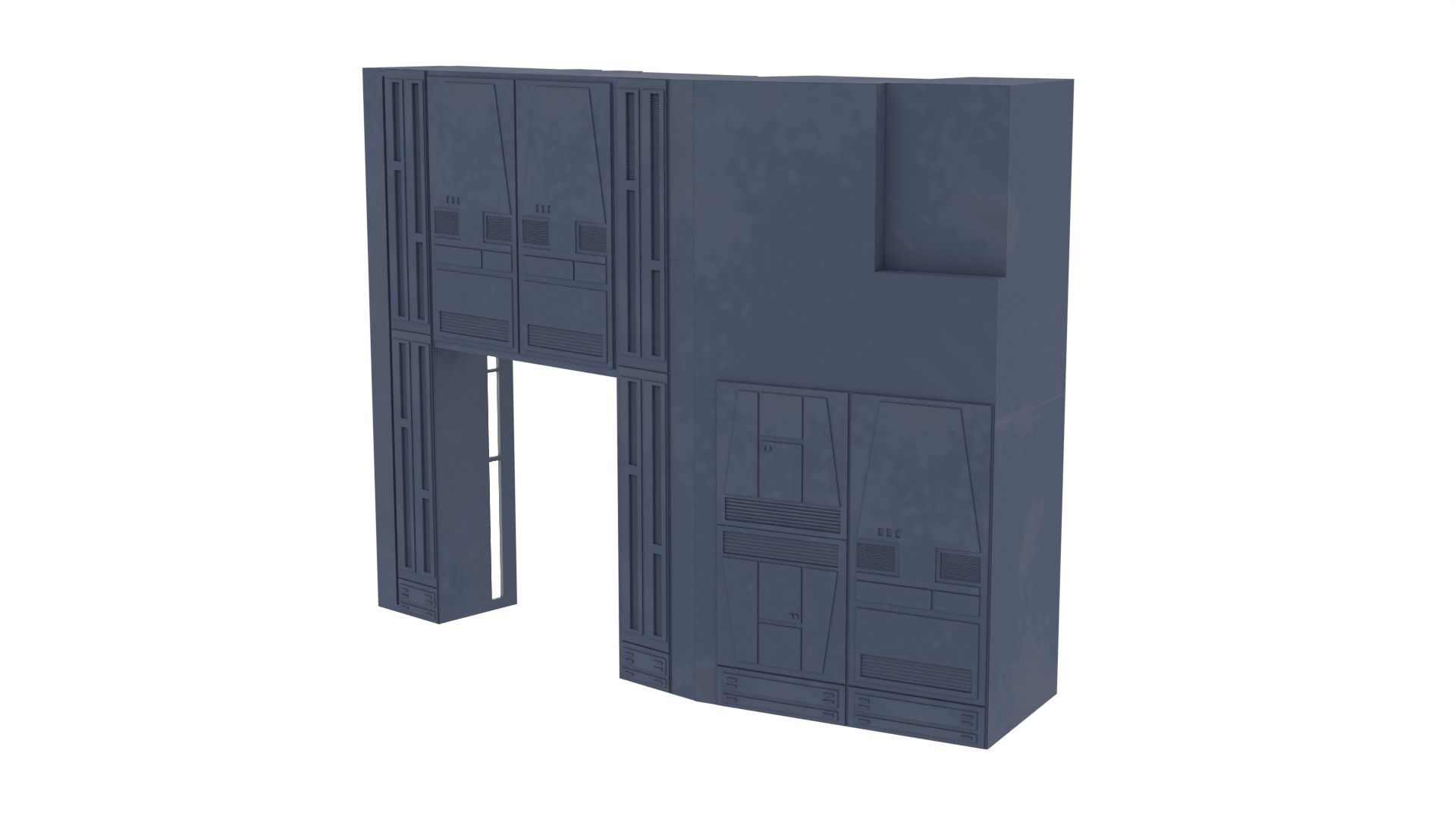 Set 2c - Death Star Elevators 1-6 Scale Hottoys  3D Model Collection_37