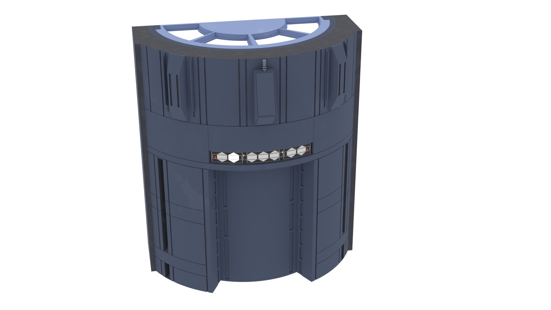 Set 2c - Death Star Elevators 1-18 Scale Kenner Hasbro 3D Model Collection_39