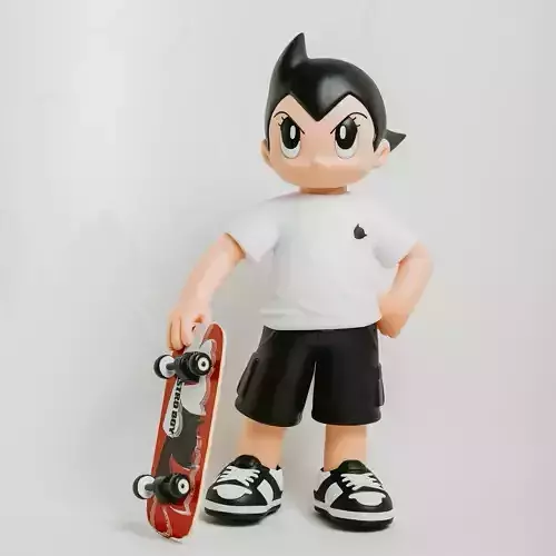 Astro Boy Skater toy 3D print model