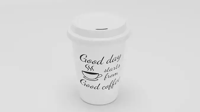 Paper coffee cup medium