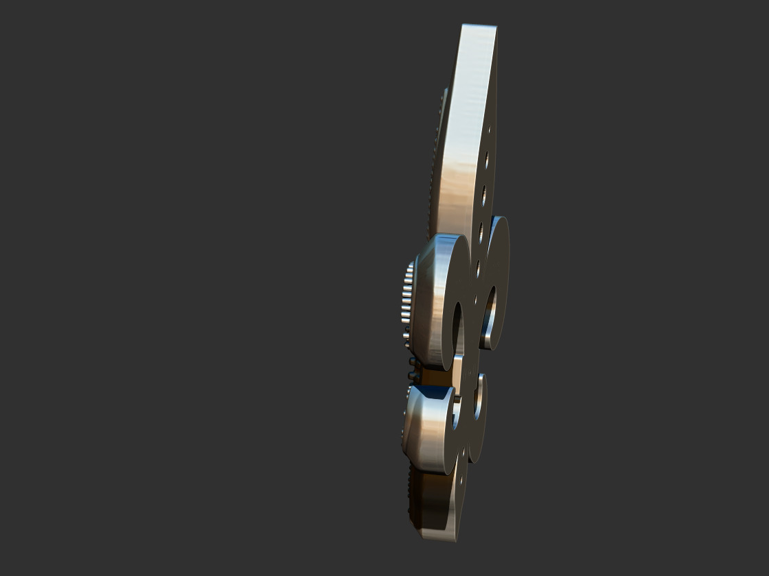 fleur de lis  - Lis Flower With gems 3D print model_6