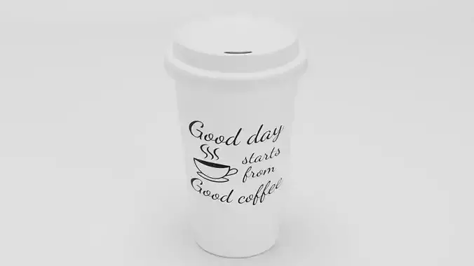 Paper coffee cup large