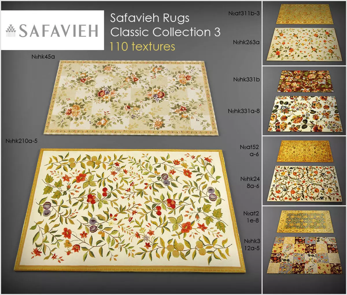 Carpets vol78 3dmodels Low-poly 3D model_0