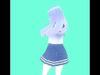 Anime Girl in School Dress Fully Rigged Low-poly 3D model_1