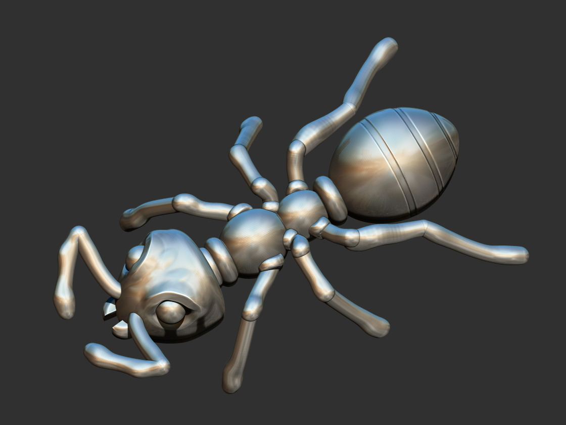 Ant Pendant - Formiga 3D print model_7