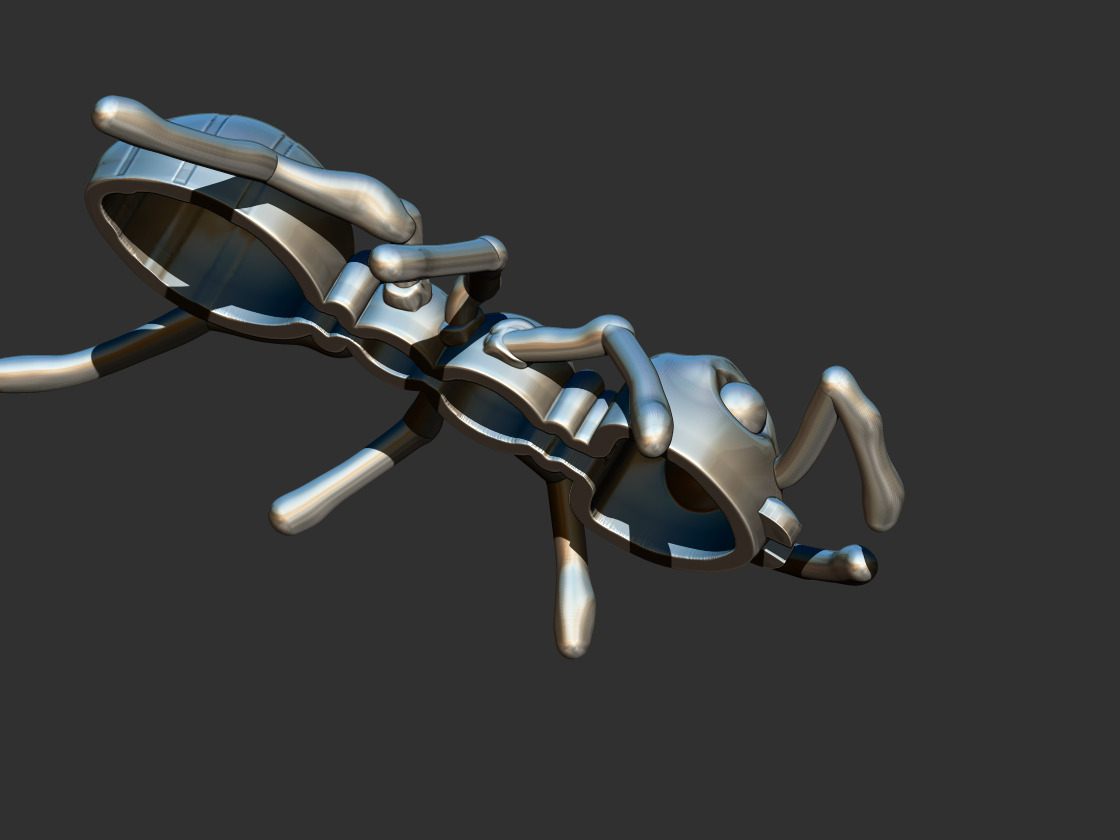 Ant Pendant - Formiga 3D print model_3