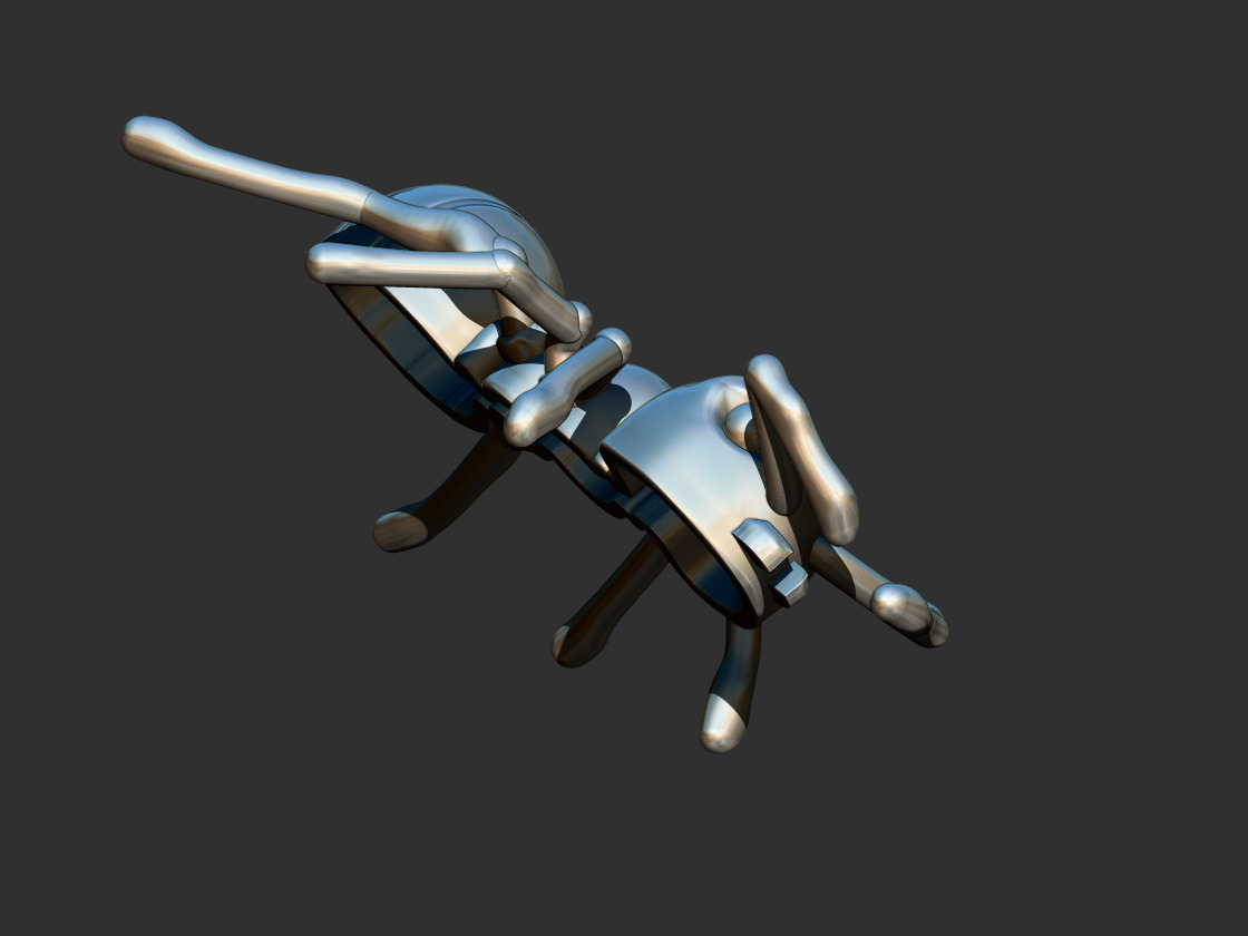 Ant Pendant - Formiga 3D print model_5