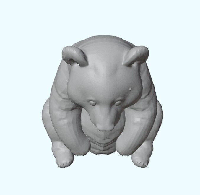 Sitting Panda 3D print model_14