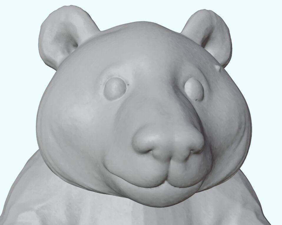 Sitting Panda 3D print model_18