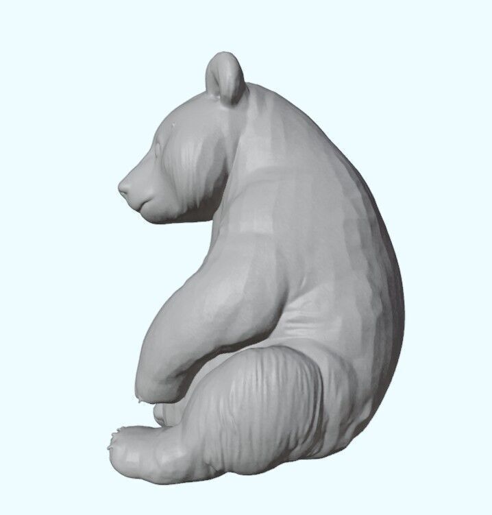 Sitting Panda 3D print model_8