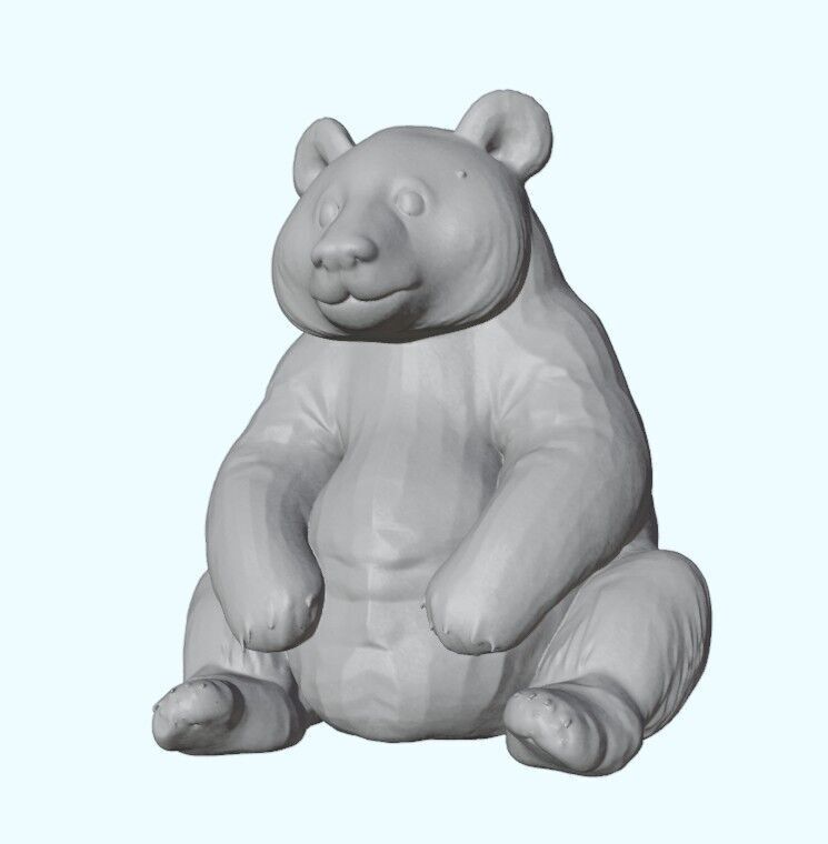 Sitting Panda 3D print model_6