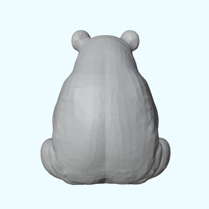 Sitting Panda 3D print model_10