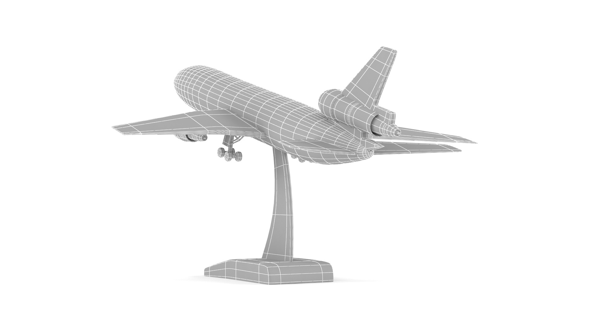 Toy Airplane 3D model_9