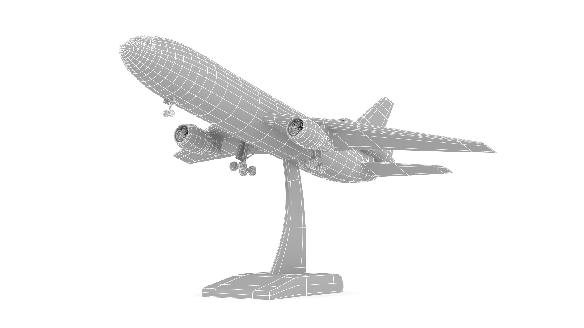 Toy Airplane 3D model_7