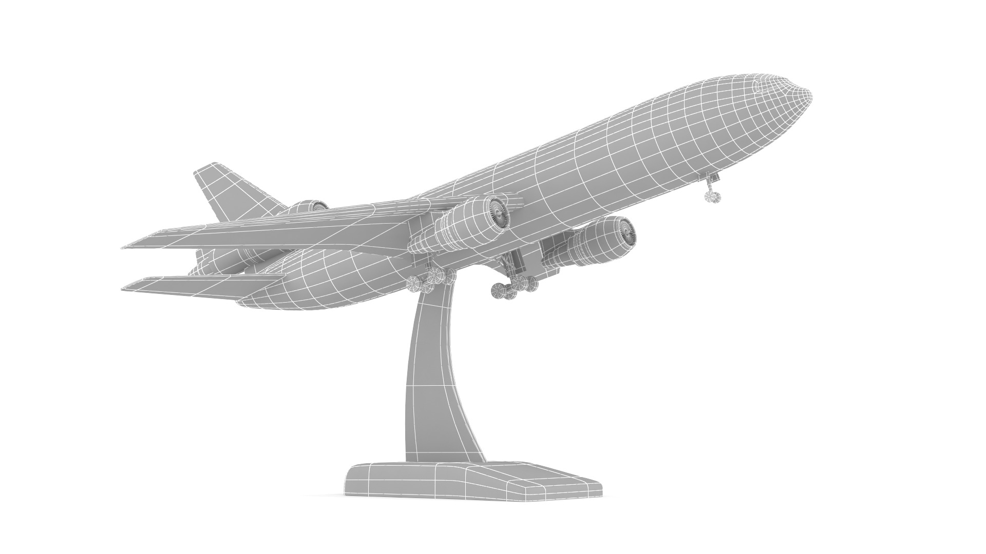 Toy Airplane 3D model_6