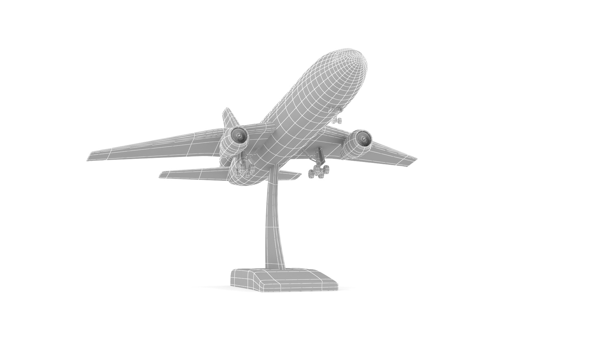 Toy Airplane 3D model_8