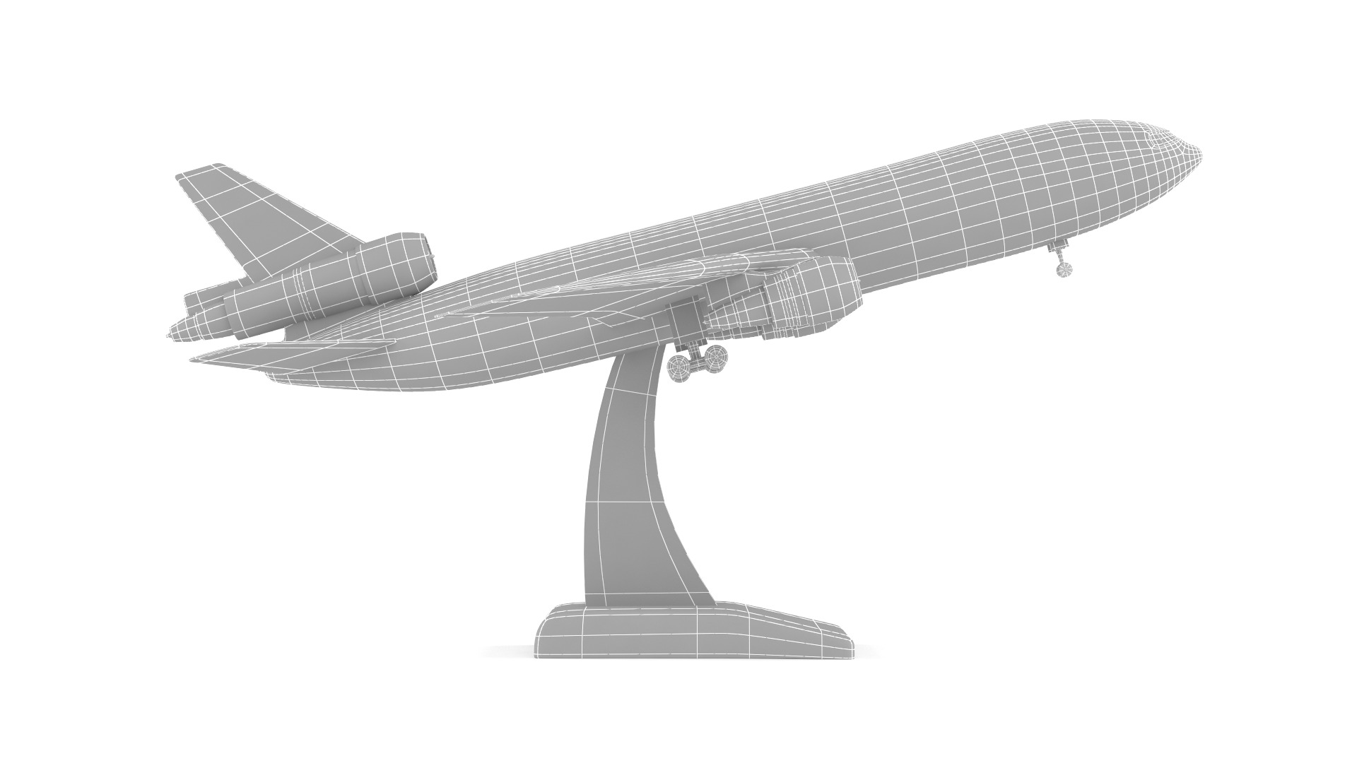 Toy Airplane 3D model_11