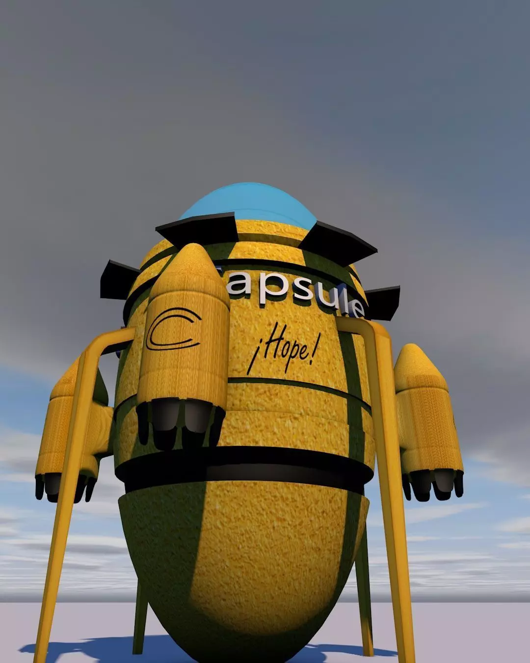 Maquina del tiempo dragonball 3D model_0