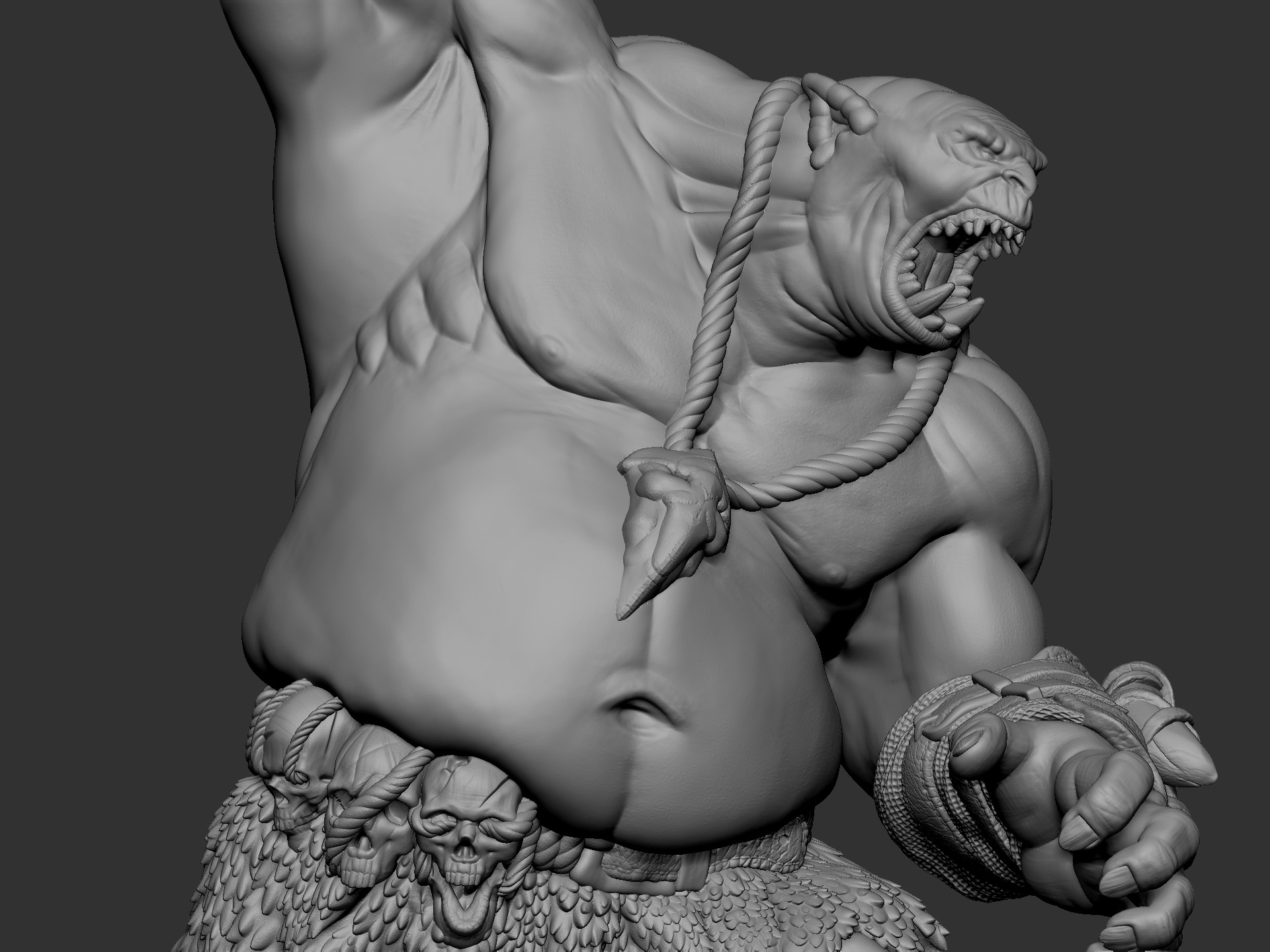 Ogre DnD 3D Print Model STL 3D print model Ogro RPG 3D print model_21