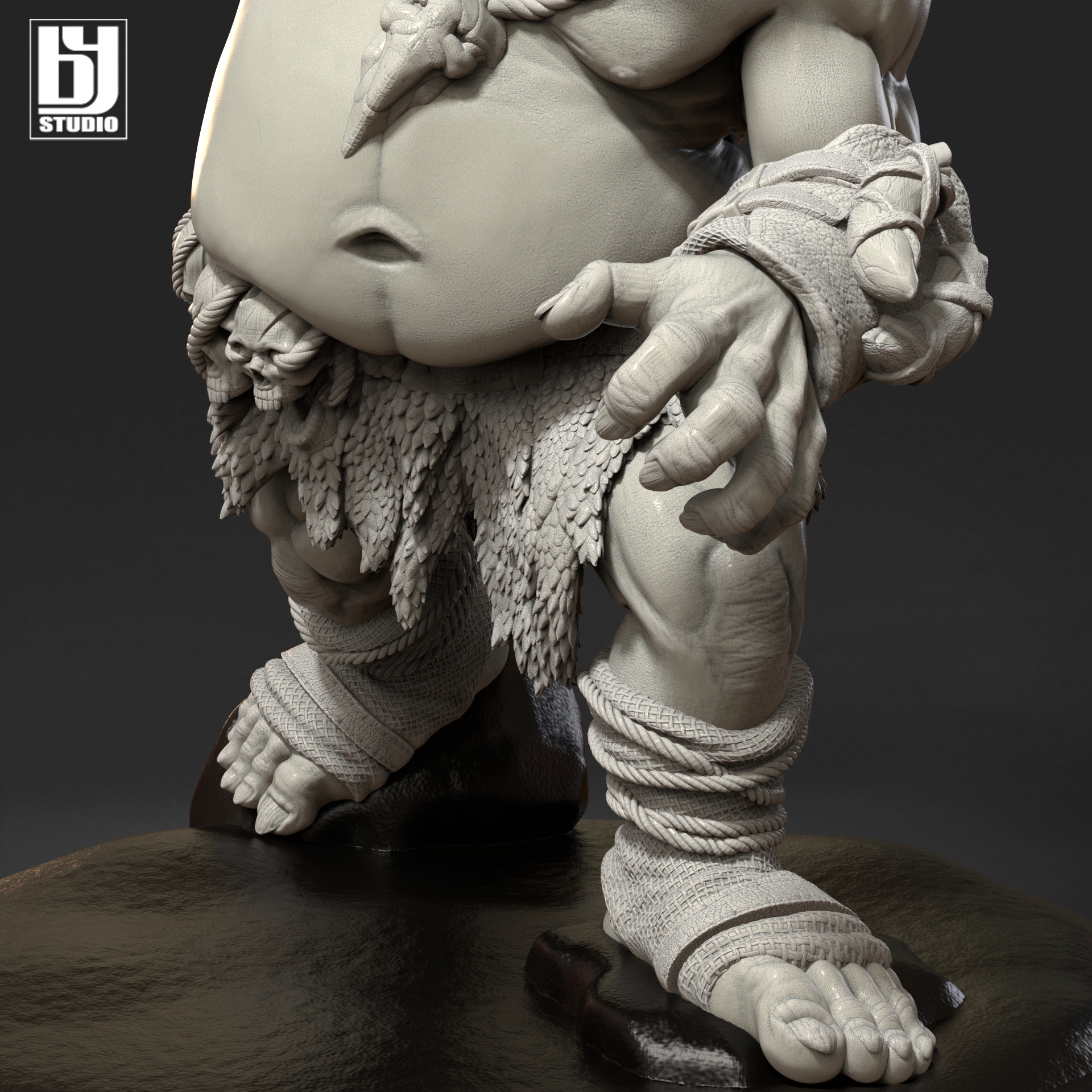 Ogre DnD 3D Print Model STL 3D print model Ogro RPG 3D print model_16