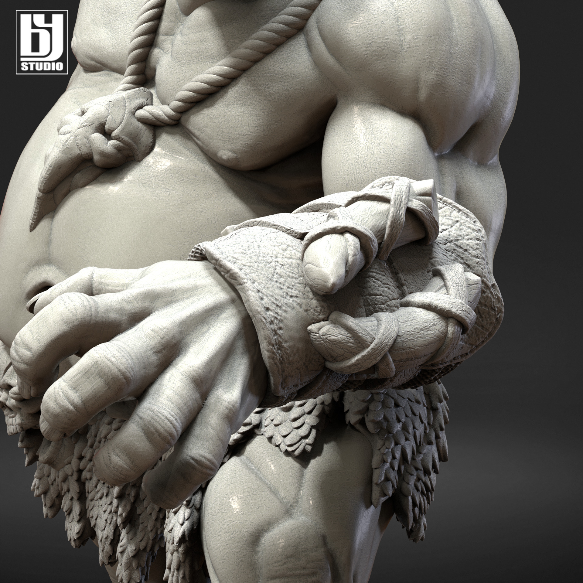 Ogre DnD 3D Print Model STL 3D print model Ogro RPG 3D print model_7
