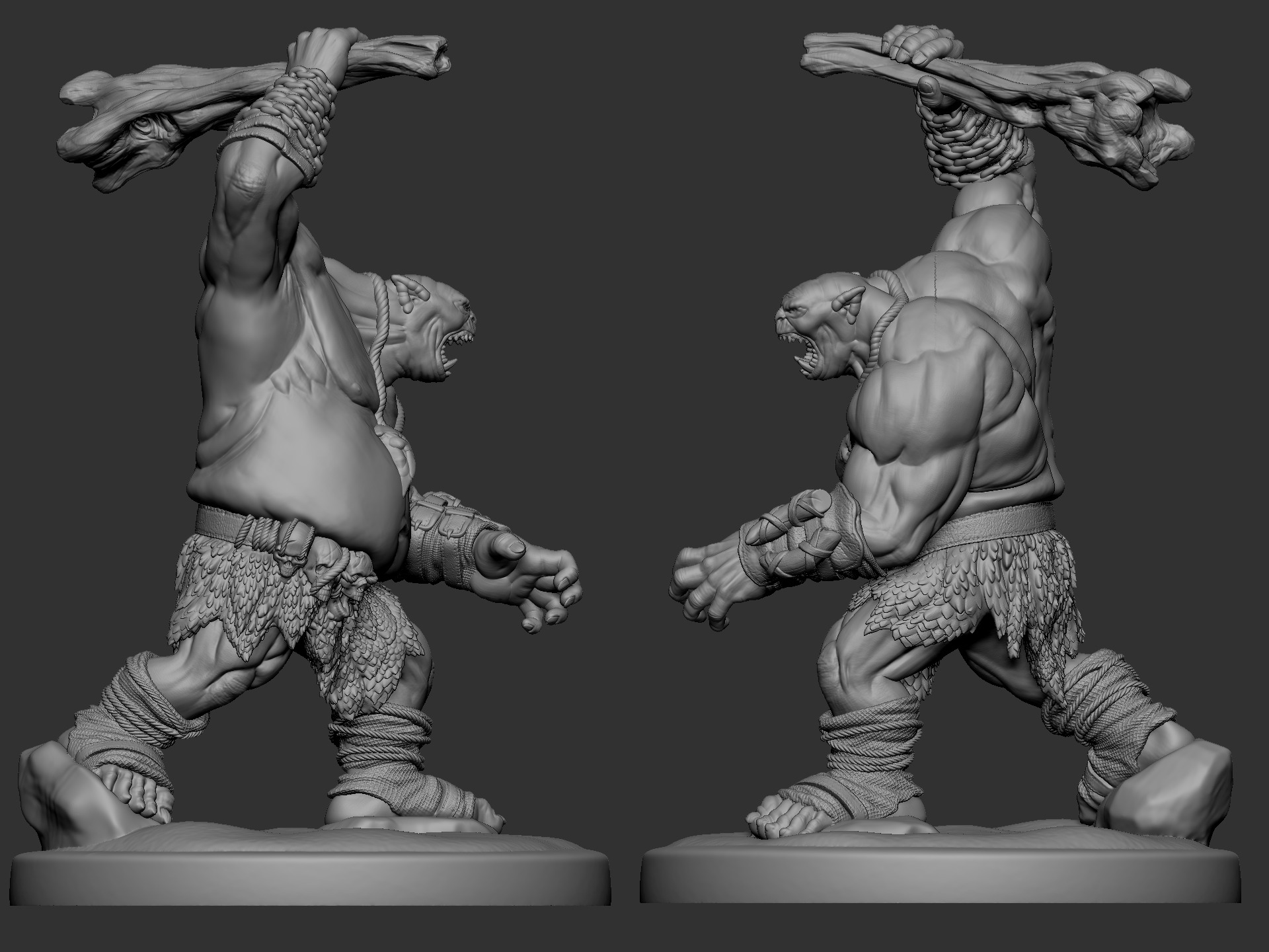 Ogre DnD 3D Print Model STL 3D print model Ogro RPG 3D print model_18