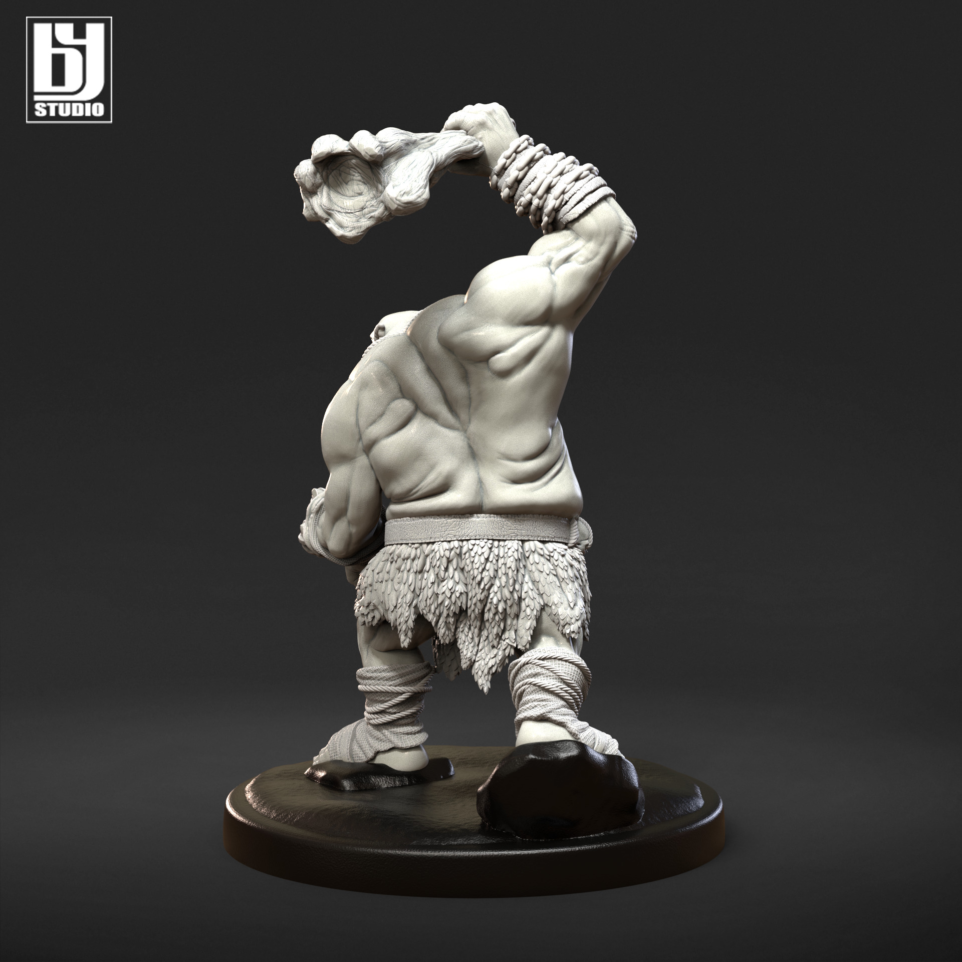 Ogre DnD 3D Print Model STL 3D print model Ogro RPG 3D print model_6