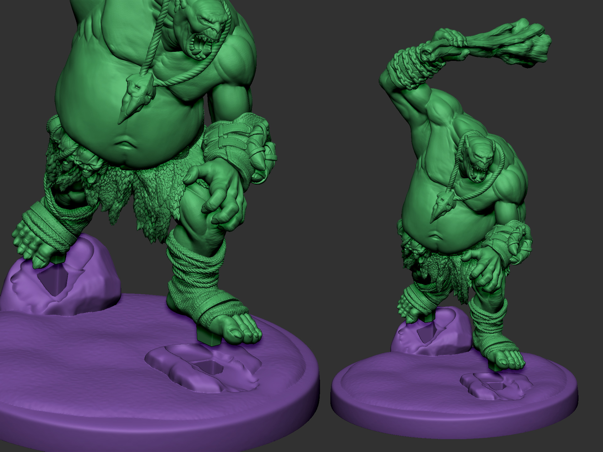 Ogre DnD 3D Print Model STL 3D print model Ogro RPG 3D print model_17