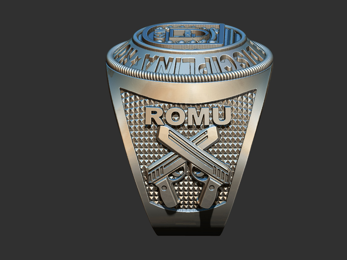 GCM - Guarda Civil Anel  3D print model_5