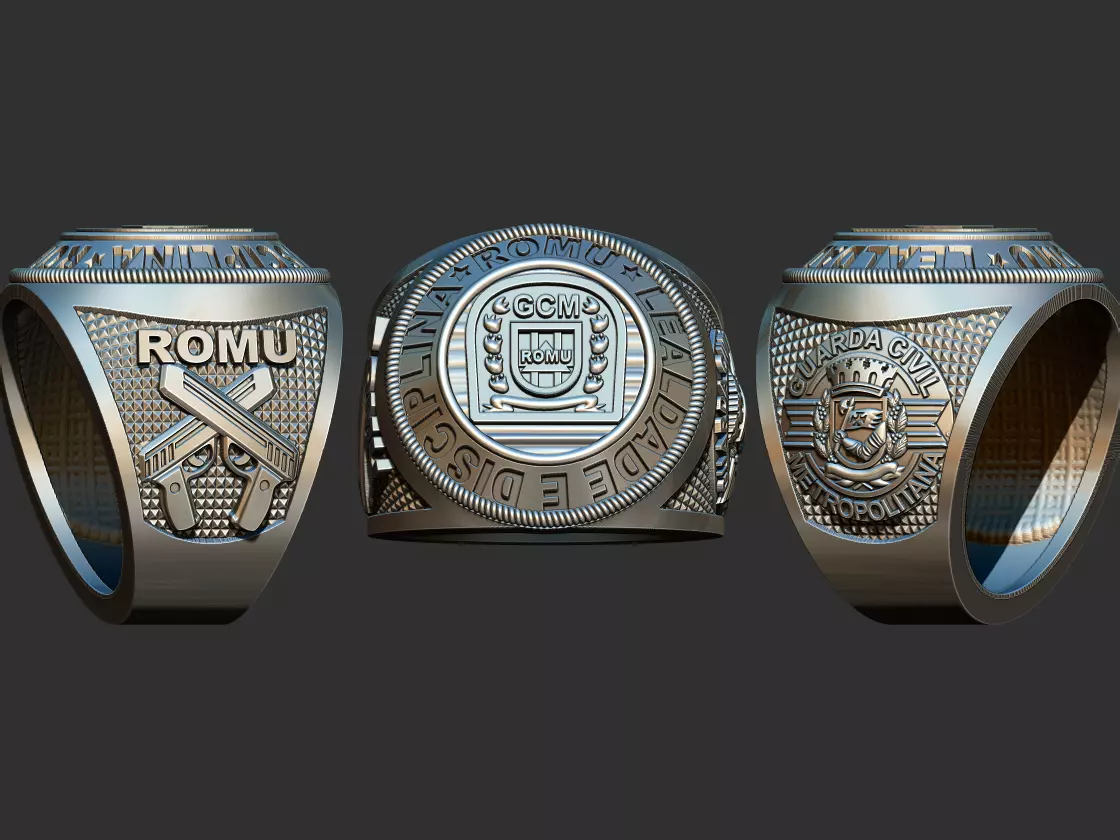 GCM - Guarda Civil Anel  3D print model_0